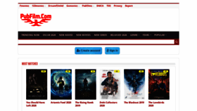 What Pubfilm.ru website looked like in 2020 (3 years ago)