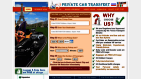 What Privatecabtransfert.com website looked like in 2020 (3 years ago)