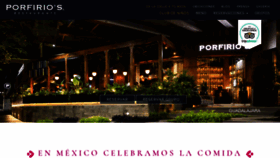 What Porfirios.com.mx website looked like in 2020 (3 years ago)