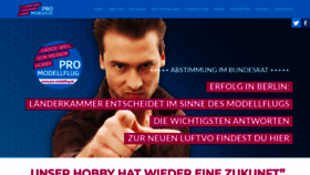What Pro-modellflug.de website looked like in 2020 (3 years ago)