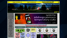 What Pogoda-moscice.pl website looked like in 2020 (3 years ago)