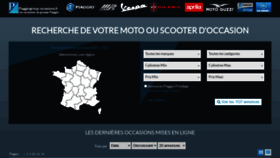 What Piaggiogroup-occasions.fr website looked like in 2020 (3 years ago)