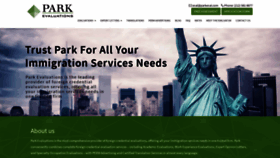 What Parkeval.com website looked like in 2020 (3 years ago)