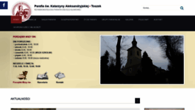 What Parafia-toszek.pl website looked like in 2020 (3 years ago)