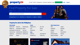 What Property24.com.ph website looked like in 2020 (3 years ago)