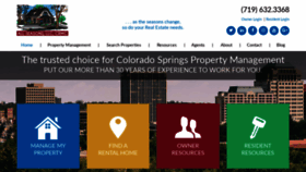 What Propertymanagementincoloradosprings.com website looked like in 2020 (3 years ago)