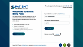 What Patientbillhelp.com website looked like in 2020 (3 years ago)
