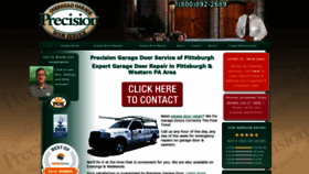 What Pittsburghgaragedoors.com website looked like in 2020 (3 years ago)
