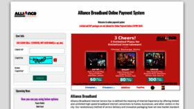 What Pay2abs.alliancebroadband.in website looked like in 2020 (3 years ago)