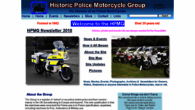 What Policebikes.org.uk website looked like in 2020 (3 years ago)