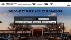 What Parkplacelexusgrapevine.com website looked like in 2020 (3 years ago)