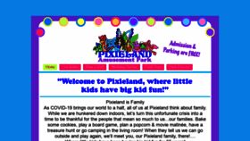 What Pixieland.com website looked like in 2020 (3 years ago)