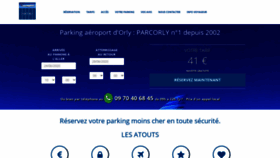 What Parcorly.fr website looked like in 2020 (3 years ago)
