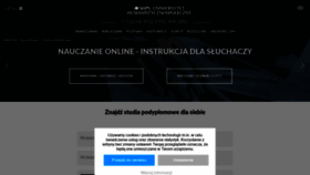 What Podyplomowe.pl website looked like in 2020 (3 years ago)