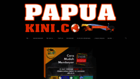 What Papuakini.co website looked like in 2020 (3 years ago)