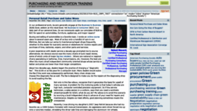 What Purchasingnegotiationtraining.com website looked like in 2020 (3 years ago)
