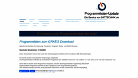 What Programmlisten-update.de website looked like in 2020 (3 years ago)