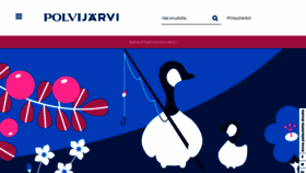 What Polvijarvi.fi website looked like in 2020 (3 years ago)