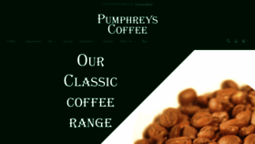 What Pumphreys-coffee.co.uk website looked like in 2020 (3 years ago)