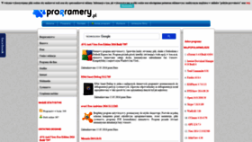 What Programery.pl website looked like in 2020 (3 years ago)