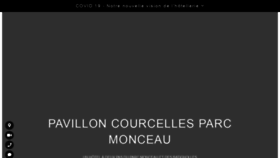 What Pavillon-courcelles-parc-monceau.com website looked like in 2020 (3 years ago)