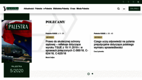 What Palestra.pl website looked like in 2020 (3 years ago)