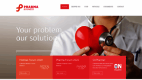 What Pharma-business.ro website looked like in 2020 (3 years ago)