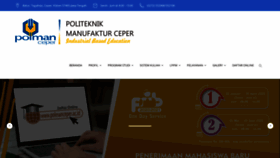 What Polmanceper.ac.id website looked like in 2020 (3 years ago)