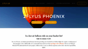 What Phoenixballoonflights.com website looked like in 2020 (3 years ago)