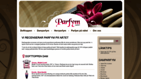 What Parfymguiden.se website looked like in 2020 (3 years ago)