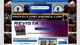 What Proyeccioncananea.com website looked like in 2020 (3 years ago)