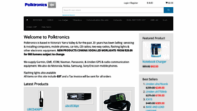 What Polktronics.com.au website looked like in 2020 (3 years ago)