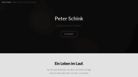 What Peter-schink.de website looked like in 2020 (3 years ago)