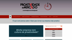 What Proatividademercado.com.br website looked like in 2020 (3 years ago)