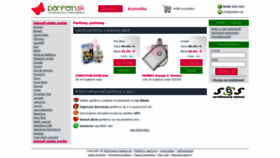 What Parfum.sk website looked like in 2020 (3 years ago)