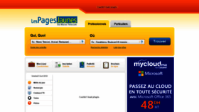 What Pages-blanches.ma website looked like in 2020 (3 years ago)