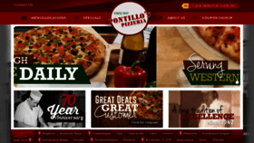 What Pontillospizza.com website looked like in 2020 (3 years ago)