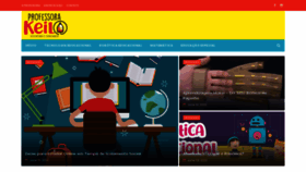 What Professorakeila.com.br website looked like in 2020 (3 years ago)