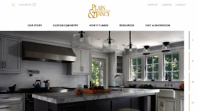 What Plainfancycabinetry.com website looked like in 2020 (3 years ago)