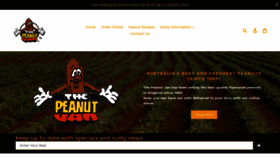 What Peanutvan.com.au website looked like in 2020 (3 years ago)