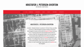 What Petersen-overton.com website looked like in 2020 (3 years ago)