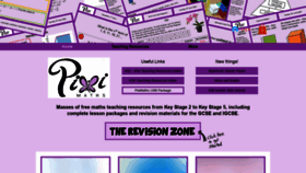 What Piximaths.co.uk website looked like in 2020 (3 years ago)