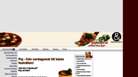 What Pajrecept.se website looked like in 2020 (3 years ago)