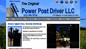 What Powerpostdriver.com website looked like in 2020 (3 years ago)