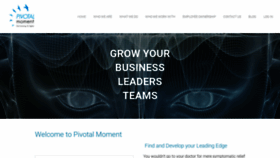 What Pivotal-moment.co.uk website looked like in 2020 (3 years ago)