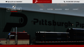 What Pittsburghpipe.com website looked like in 2020 (3 years ago)