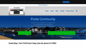 What Poolecommunity.com website looked like in 2020 (5 years ago)
