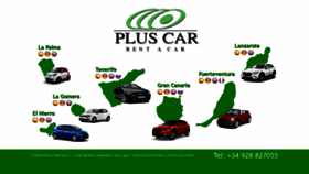 What Pluscar-fuerteventura.com website looked like in 2020 (3 years ago)