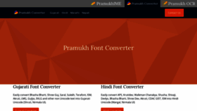 What Pramukhfontconverter.com website looked like in 2020 (3 years ago)