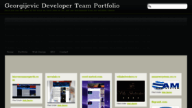 What Portfolio.georgijevic.info website looked like in 2020 (3 years ago)